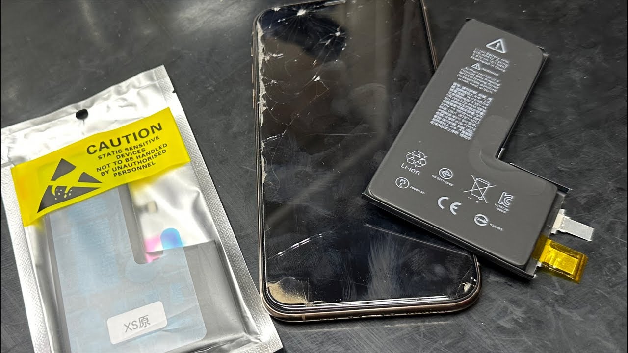 最大容量81%】iPhone XS バッテリー交換修理 エラー表示無し - YouTube