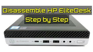 How to disassemble | Open case and cleaning step by step HP
