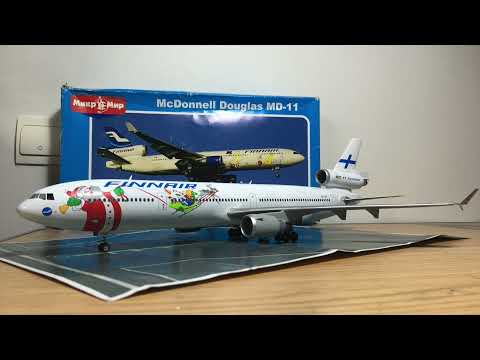 1/144 MikroMir MD11 Finnair Santa Claus - YouTube
