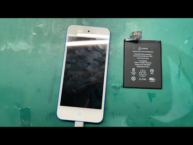 iPod touch 第7世代 バッテリー交換修理やり方 - YouTube