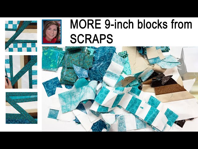 ✂️ MORE SCRAPS - HERITAGE QUILT LEFTOVERS ✂️ Making 9 inch