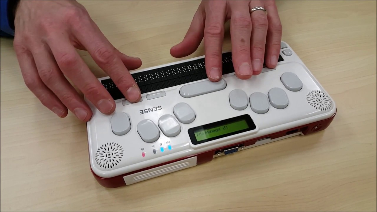 Braille Sense U2: Changing the Speech and Braille Settings - YouTube