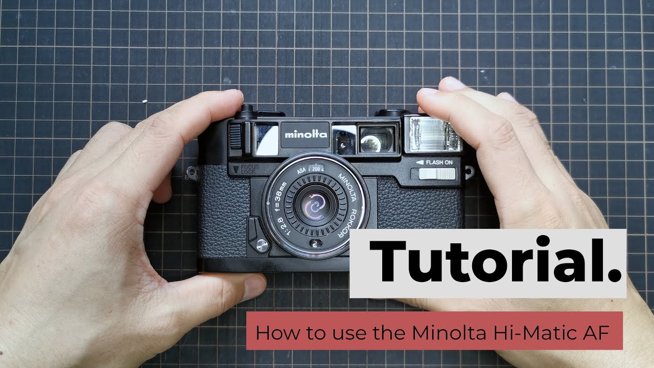 How to use the Minolta Hi-Matic AF - YouTube