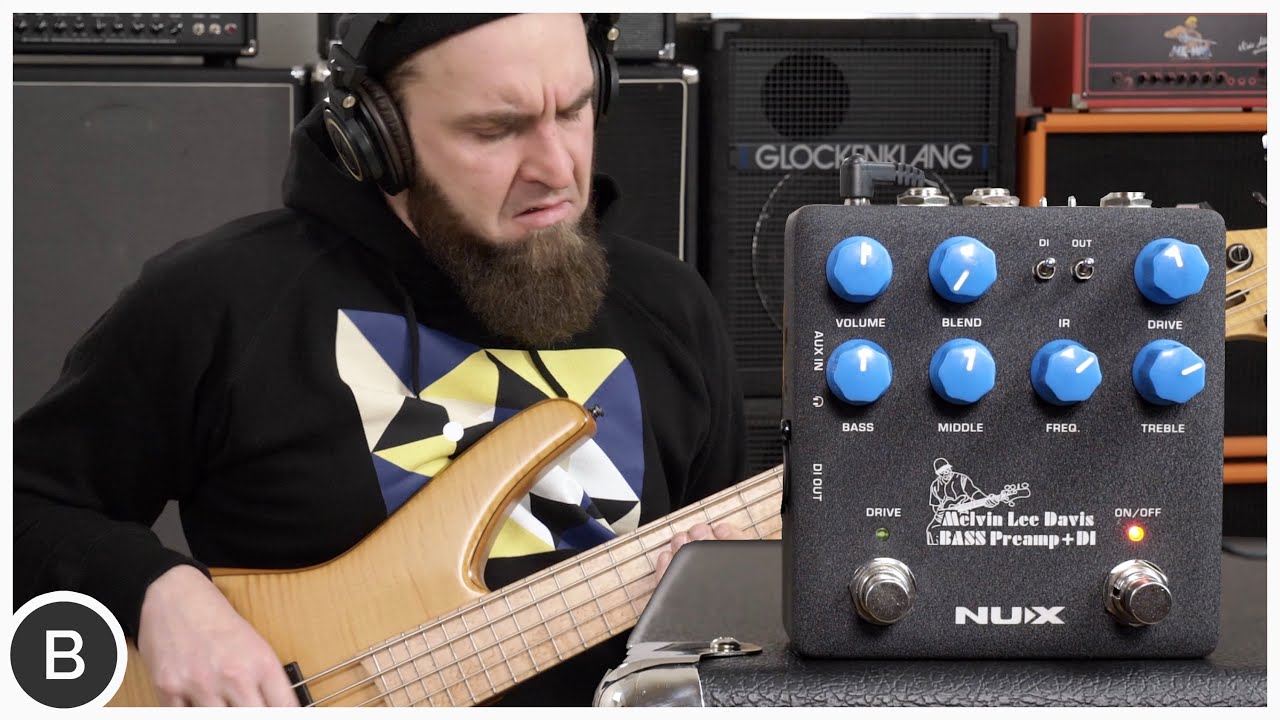 NUX [Melvin Lee Davis] BASS PREAMP & DI - YouTube