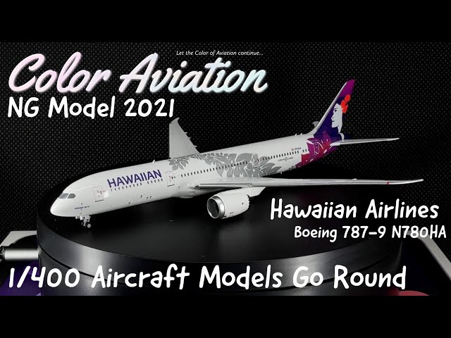 1/400 Scale Aircraft Model - Hawaiian Airlines Boeing 787-9 N780HA