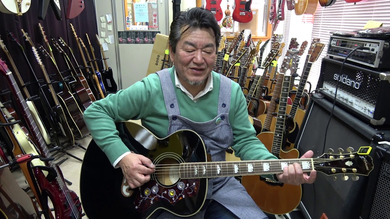 エピフォン EJ－200 ギターフロンティア動画ショッピング - YouTube
