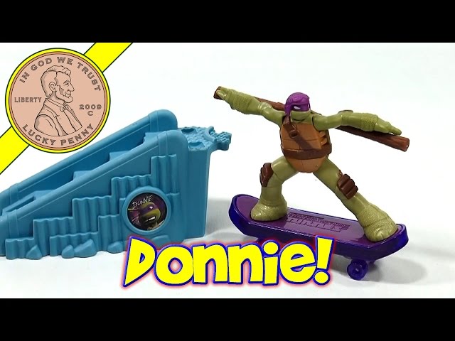 TMNT #5 Donatello Figure #6 Fingerboard and Ramp - 2013 McDonald's