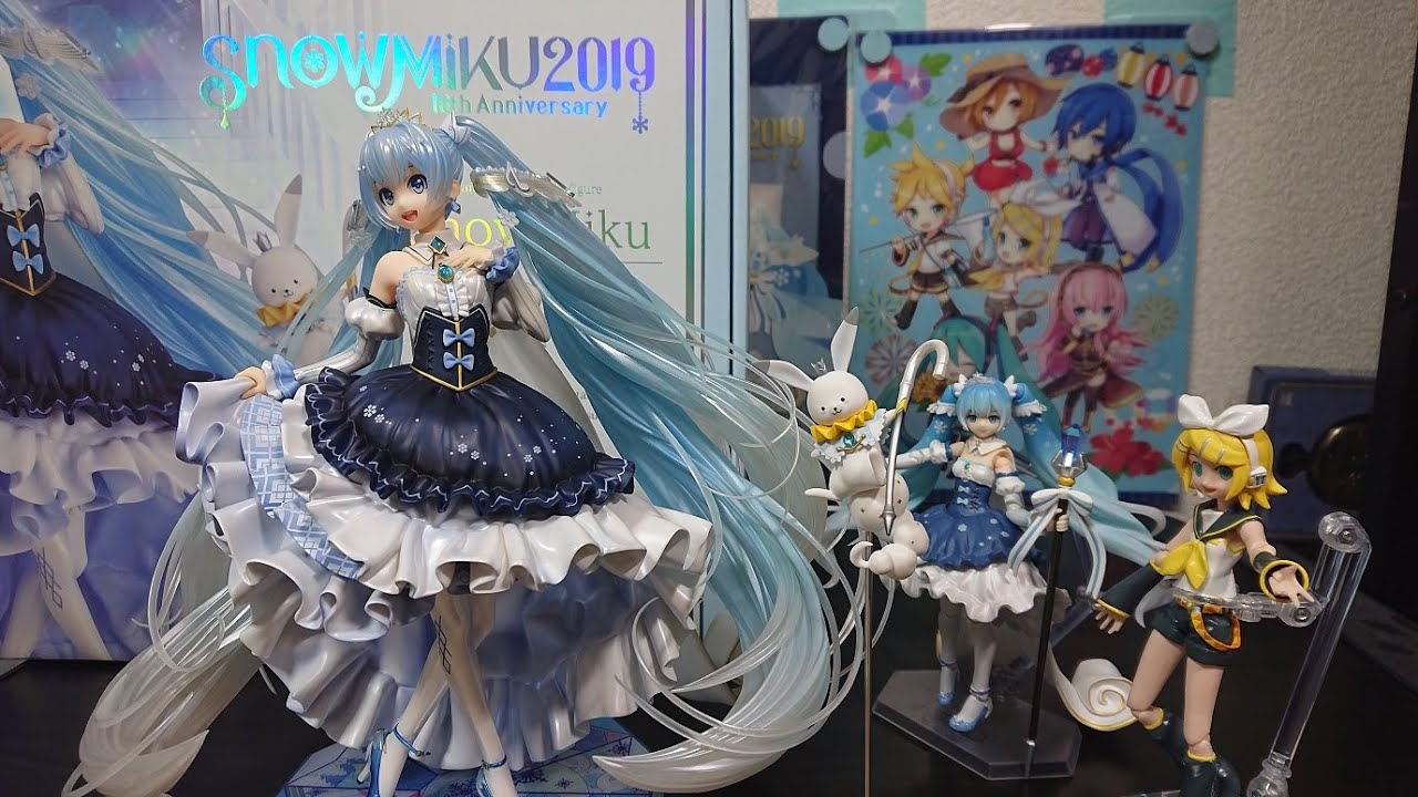 雪ミク、鏡音リンとレビュー！】 雪ミク Snow Princess Ver. レビュー