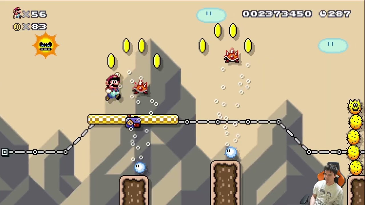 Twitch】うんこちゃん『視聴者が創りしUNKマリオ3をやる男』2/3【2025