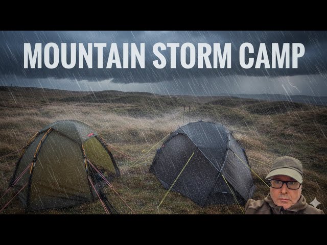 Mountain Storm Camp - Hilleberg Soulo, Nortent Vern 1 - Brecon