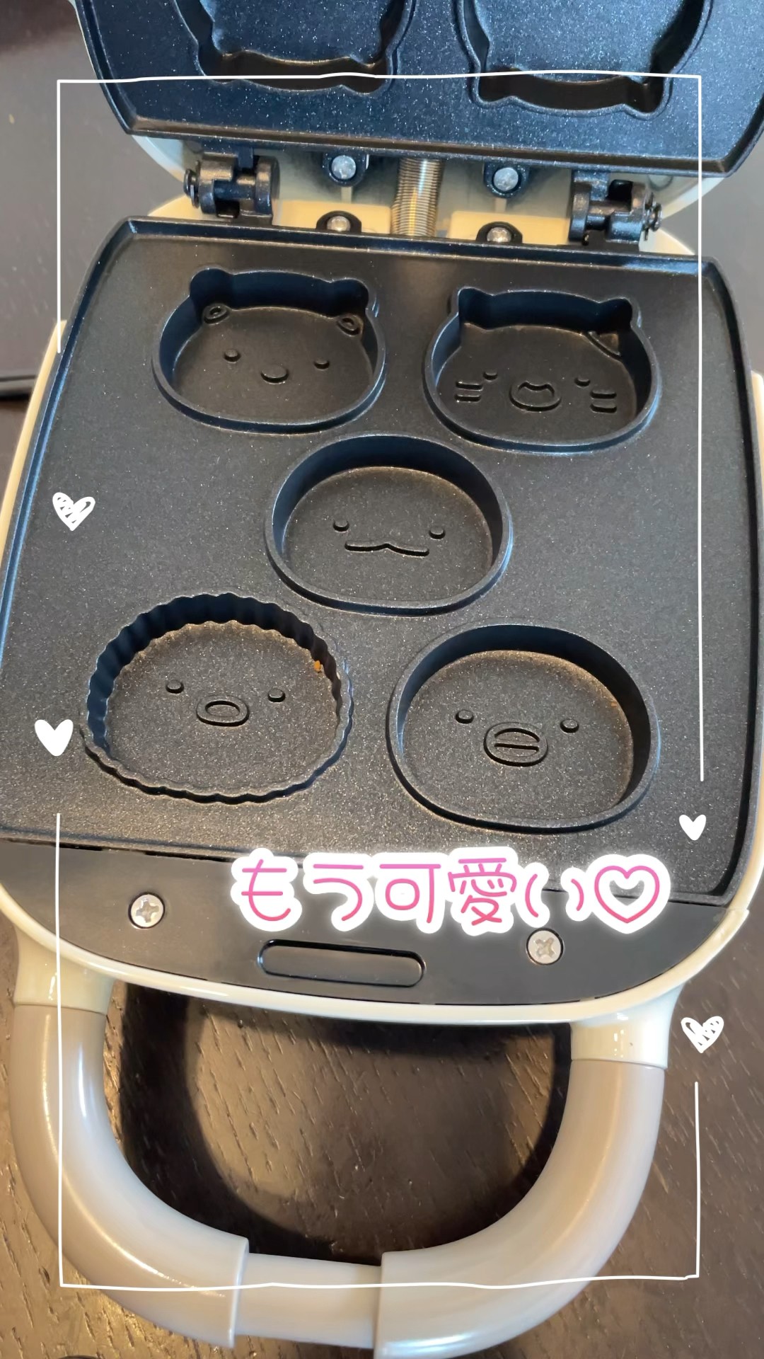 すみっコぐらし一番くじワッフルメーカー作ってみた！#すみっコぐらし