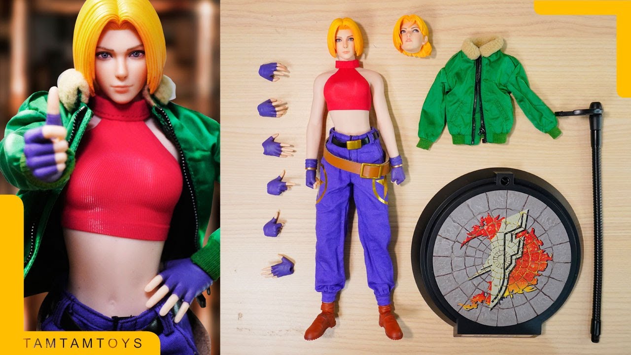 Unboxing] Blue Mary Kof'97 - Tunshi Studio - action figure 1/6