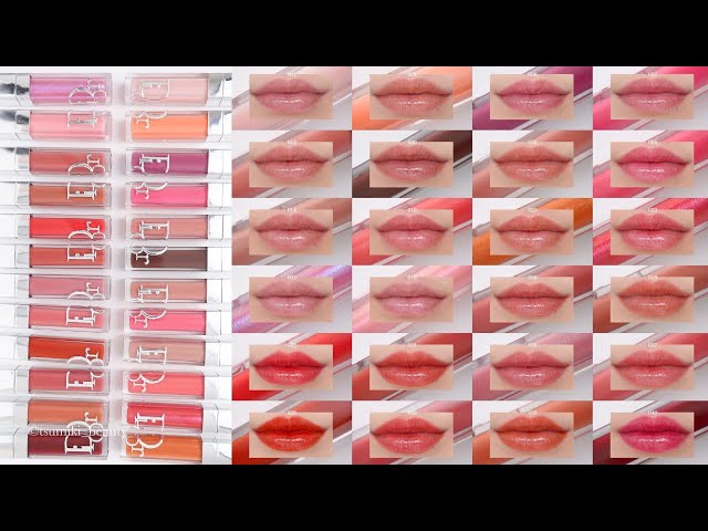 Comparing all colors] Review of Dior's popular new lip maximizer