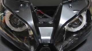 ニンジャ250(2013~)ZX-6R カスタムHIDプロジェクターヘッドライト