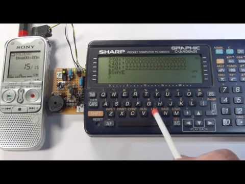 ポケコン PC-G850VS カセット・インターフェースの製作 / Pocket PC PC