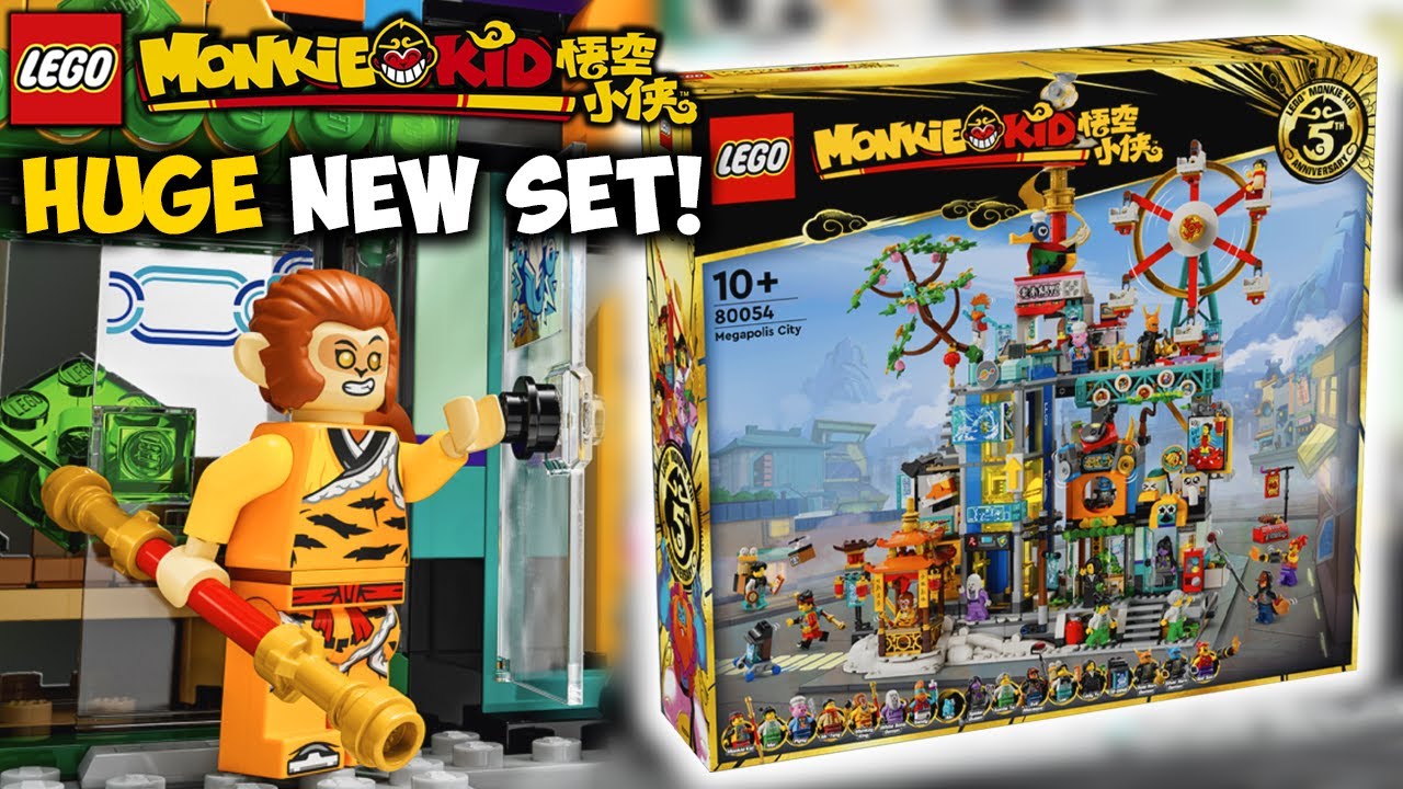 HUGE 5th Anniversary LEGO Monkie Kid Set REVEALED! MEGAOPOLIS