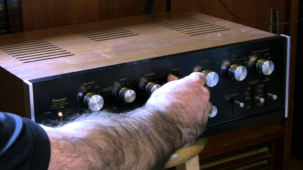 Sansui au 888 Amplifier - YouTube