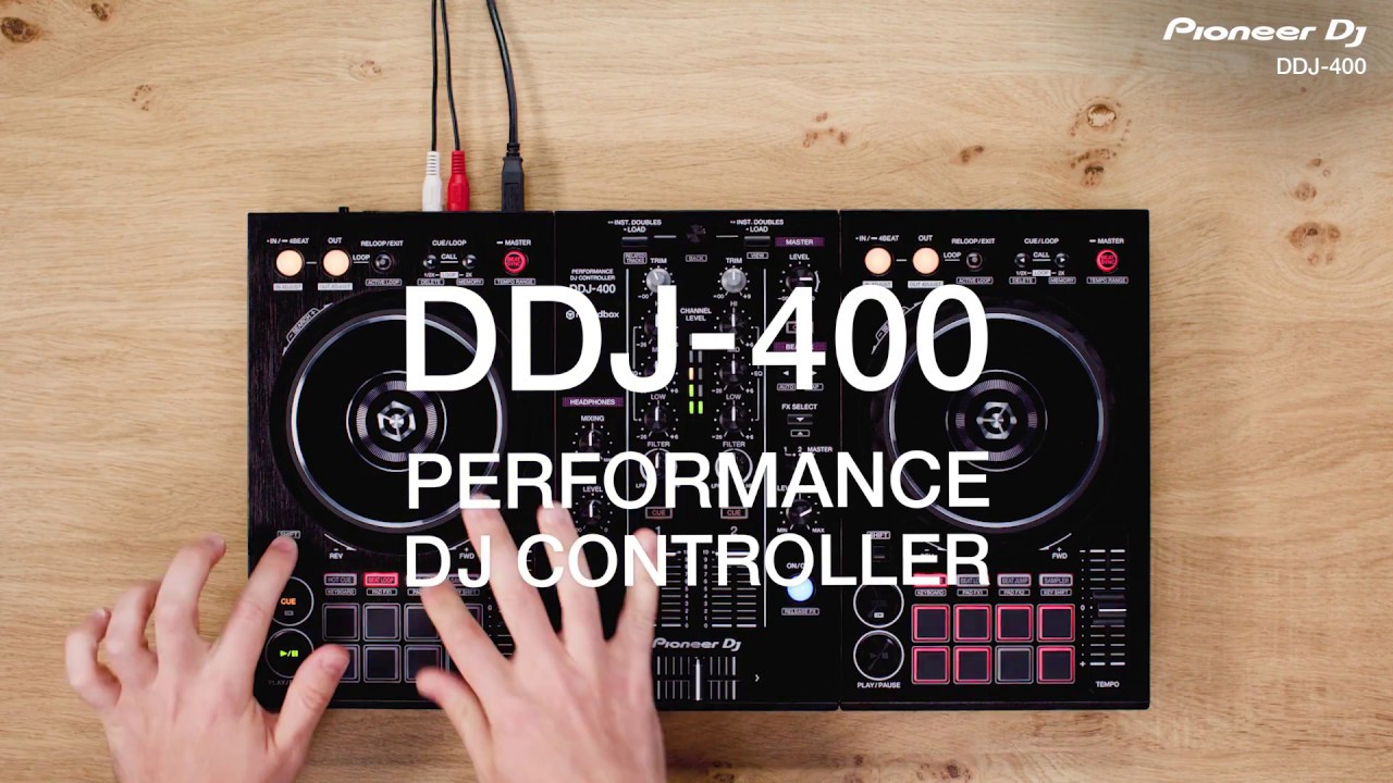 Pioneer DJ DDJ-400 2-Channel DJ Controller for rekordbox dj
