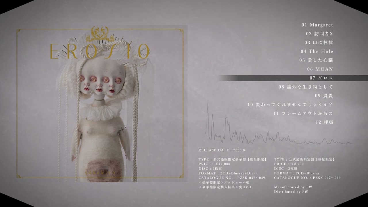 sukekiyo 最新音源映像大全集『Ius Cerebri / Sinistro Cerebrum