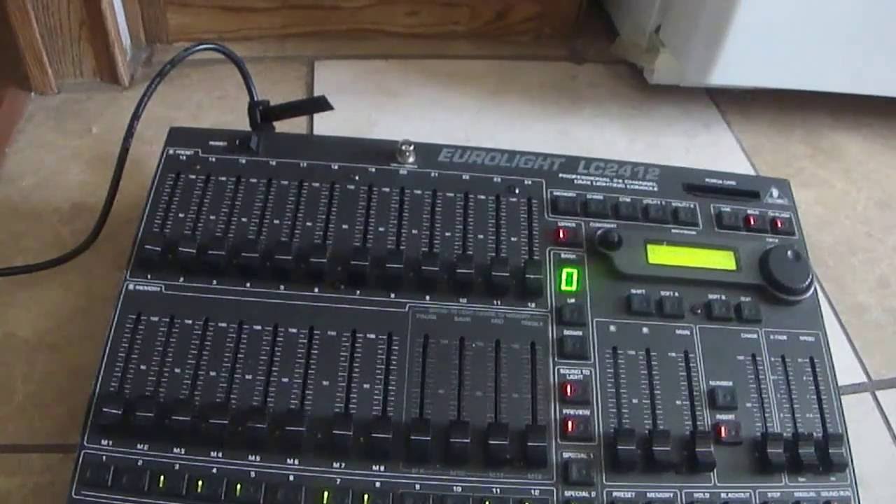 Behringer Eurolight LC2412 Pro 24-Channel DMX Lighting Console