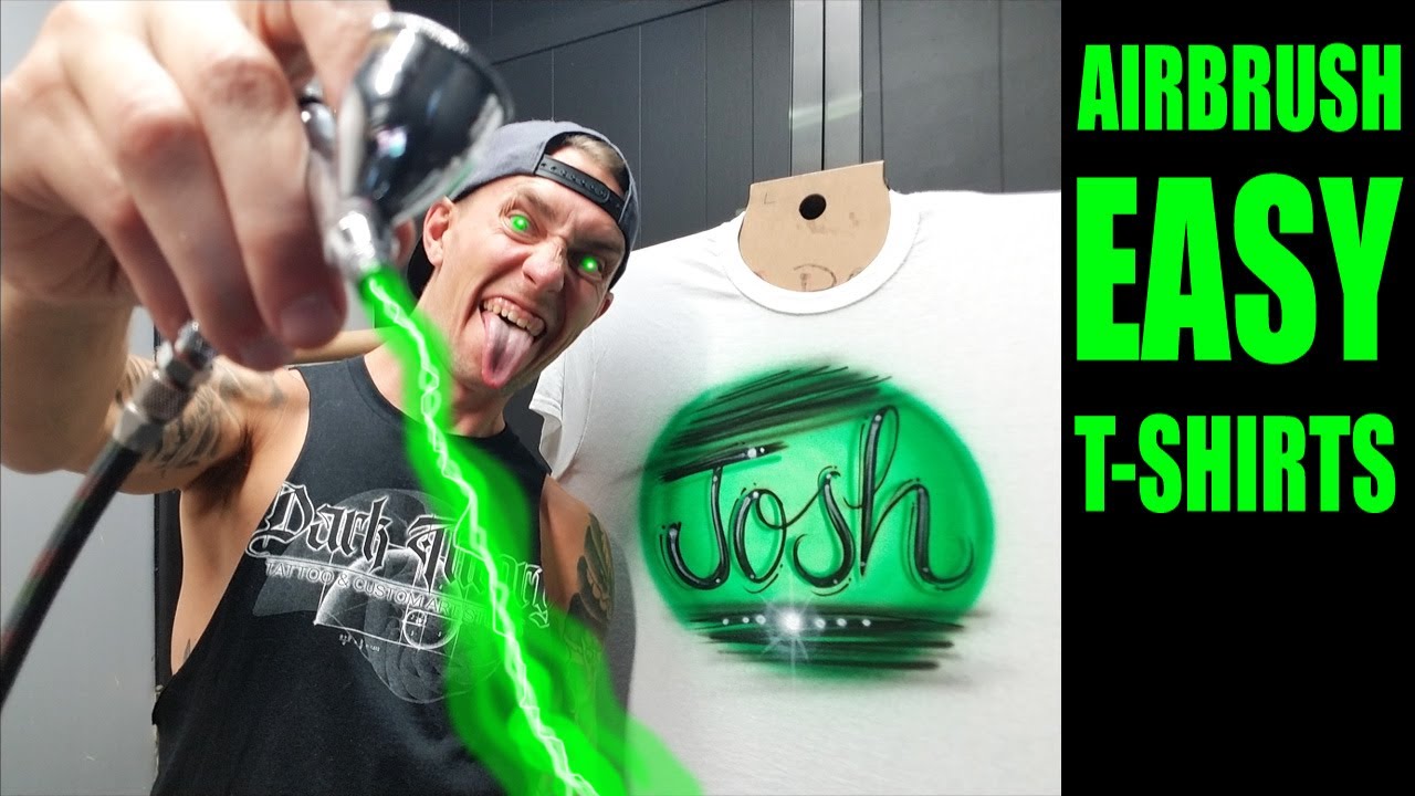 💰 Airbrushing T-Shirt Designs Made EASY! | Quick Airbrush Art