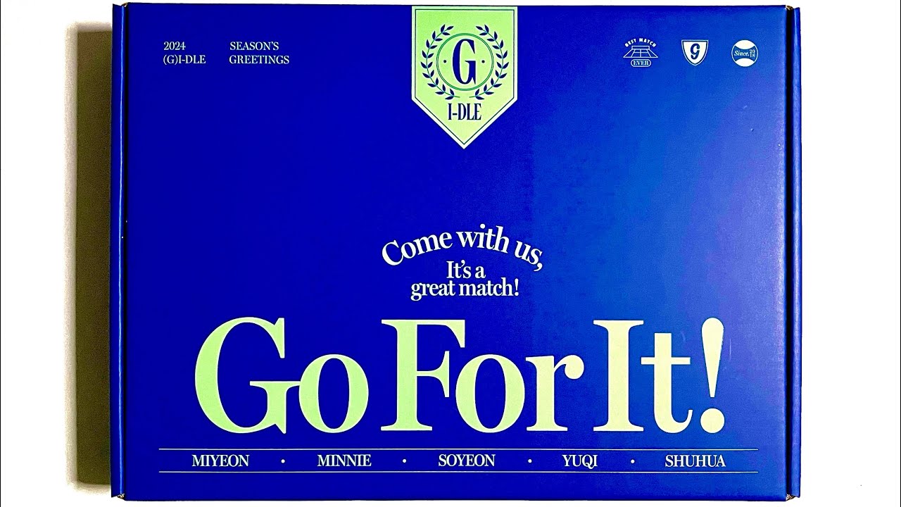 G)I-DLE SEASON'S GREETINGS 2024 “GO FOR IT!!!” UNBOXING!!!! - YouTube