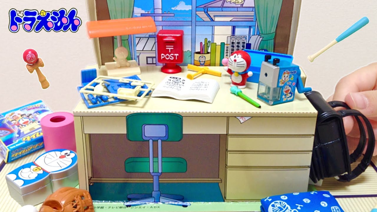 Doraemon Miniature Nobita's Room! Re-ment - YouTube