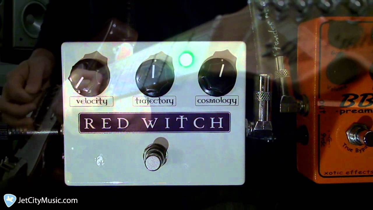 Red Witch Deluxe Moon Phaser with Xotic BB Preamp - YouTube