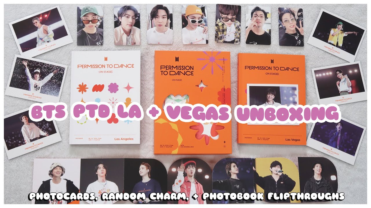 bts permission to dance on stage us unboxing - la vegas