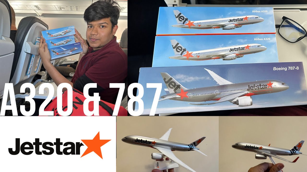 UNBOXING | Double Jetstar Models | A320 & 787 in 1:200 scale - YouTube
