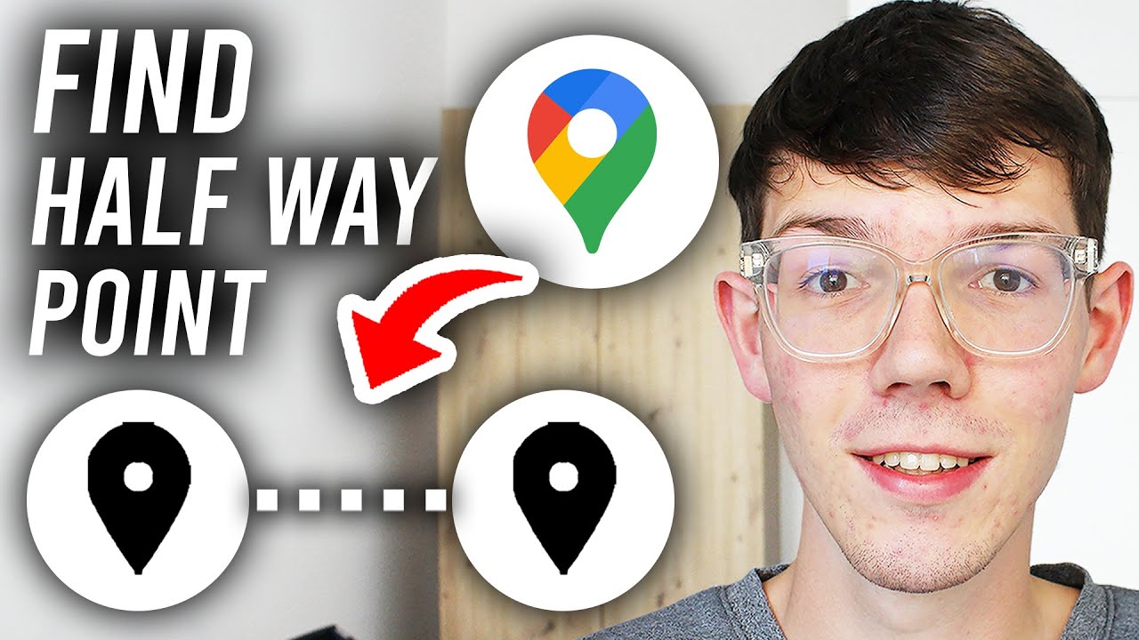 How To Find Half Way Point In Google Maps - Step By Step - YouTube