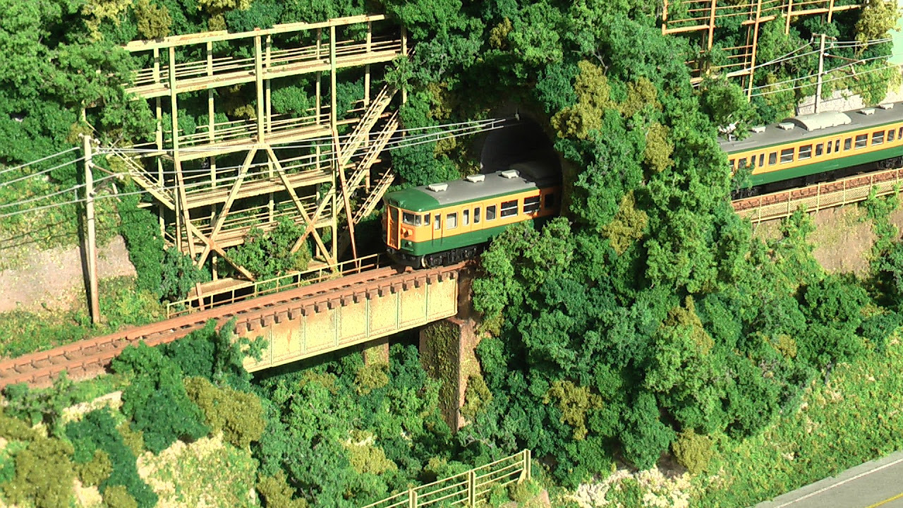 日本一短い鉄道トンネル「樽沢隧道」 Nゲージジオラマ - YouTube