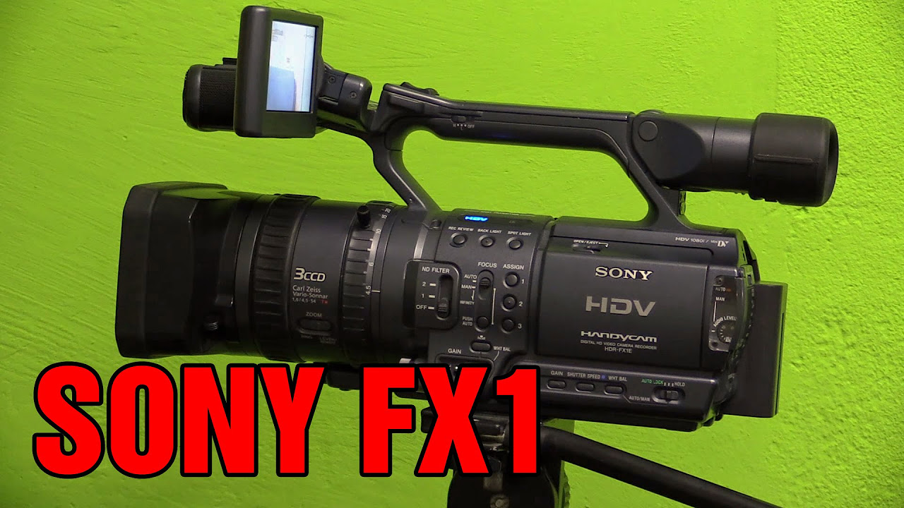 Sony HDR-FX1 HDV Handycam overview and how to - YouTube