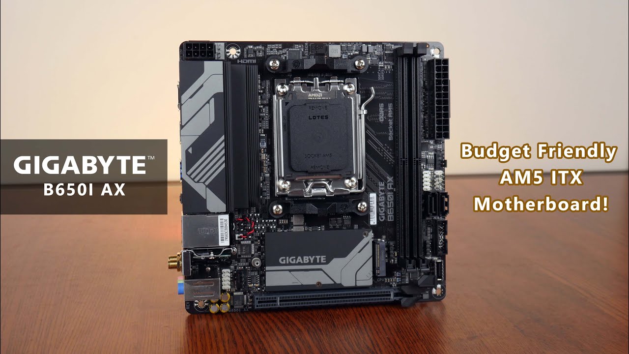 Unboxing & Overview: Gigabyte B650I AX AM5 ITX Motherboard - YouTube