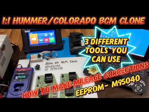 1:1 Hummer Colorado BCM Clone EZP2023+ Autel Im508 Xp400 pro