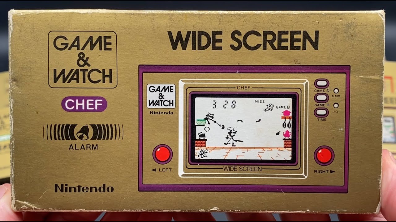 Nintendo Game & Watch - Chef - Widescreen (FP-24) Unboxing and