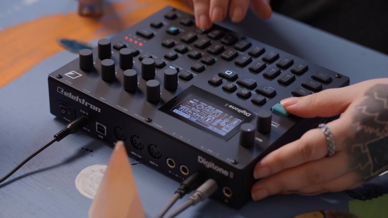 ElektronのFMシンセシス グルーブボックスDigitoneⅡが発売開始