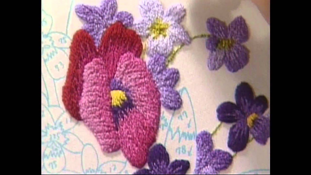 文化刺繍の作り方 - YouTube