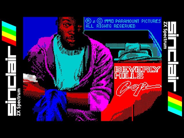 BEVERLY HILLS COP (1990) Walkthrough, ZX Spectrum - YouTube