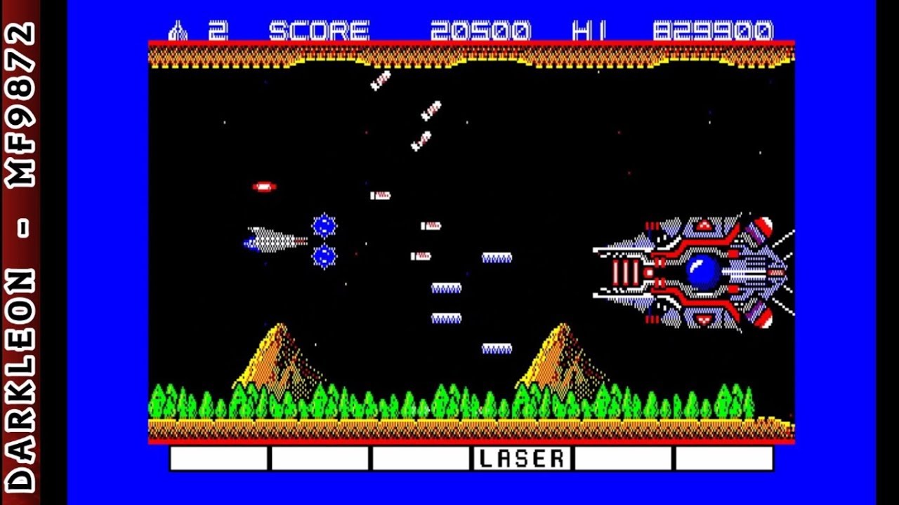 Sharp X1 - Gradius © 1986 Konami - Gameplay - YouTube