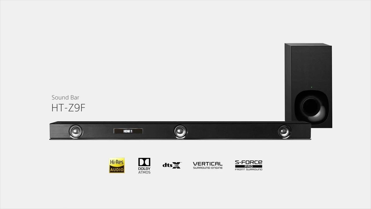 ソニーからサウンドバー『HT-Z9F』と『HT-X9000F』が発売