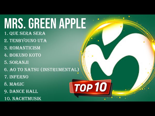 The best of Mrs. Green Apple full album 2024 ~ Top Artists To