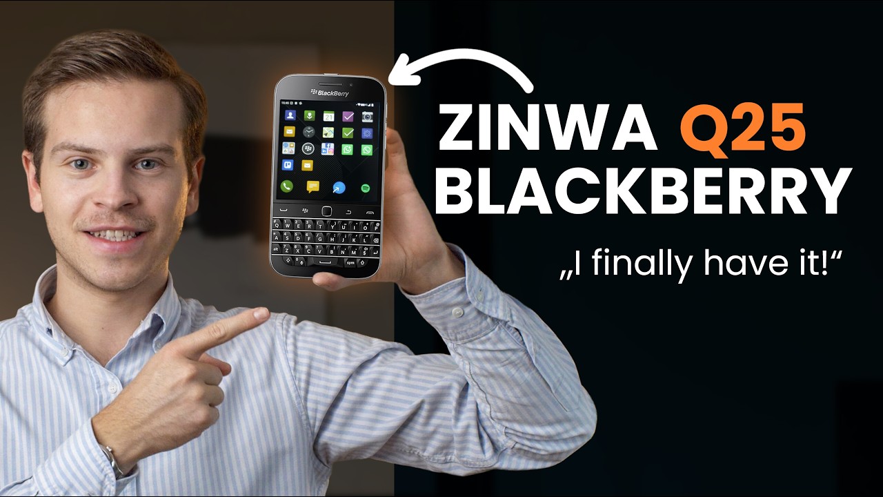 Zinwa Q25 Hands On: New Android BlackBerry Classic - YouTube