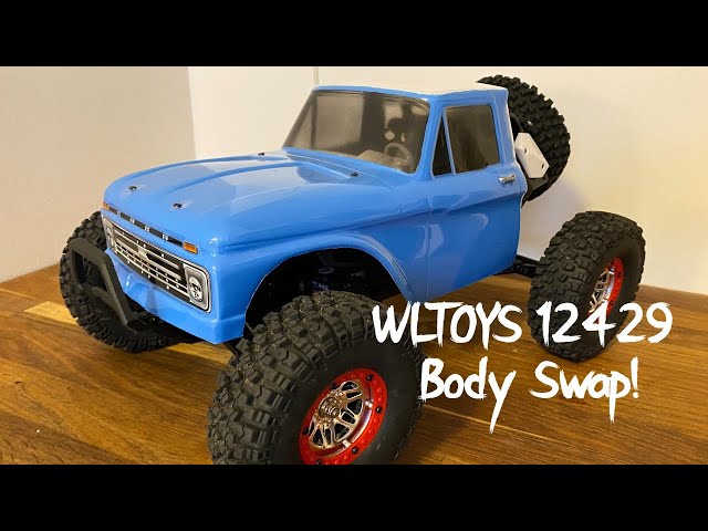 WLTOYS 12429 Crawler Conversion, Body Swap! - YouTube