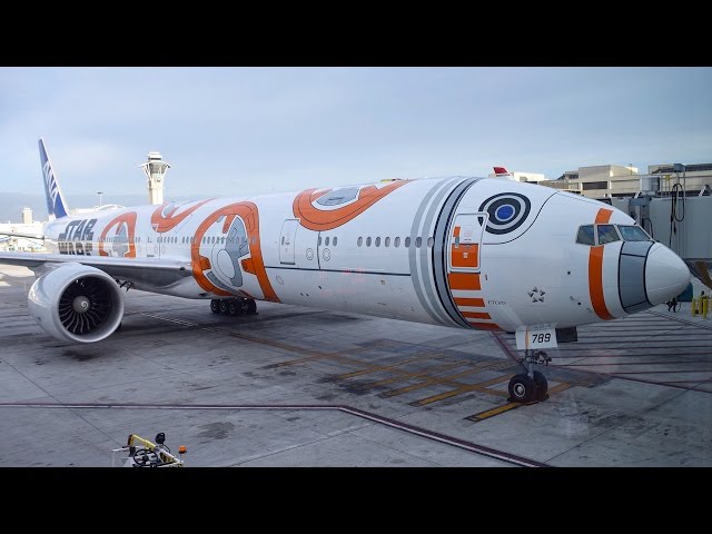 ANA 777-300ER スターウォーズ JA789A BB8 av 400 ANA 777-300ER
