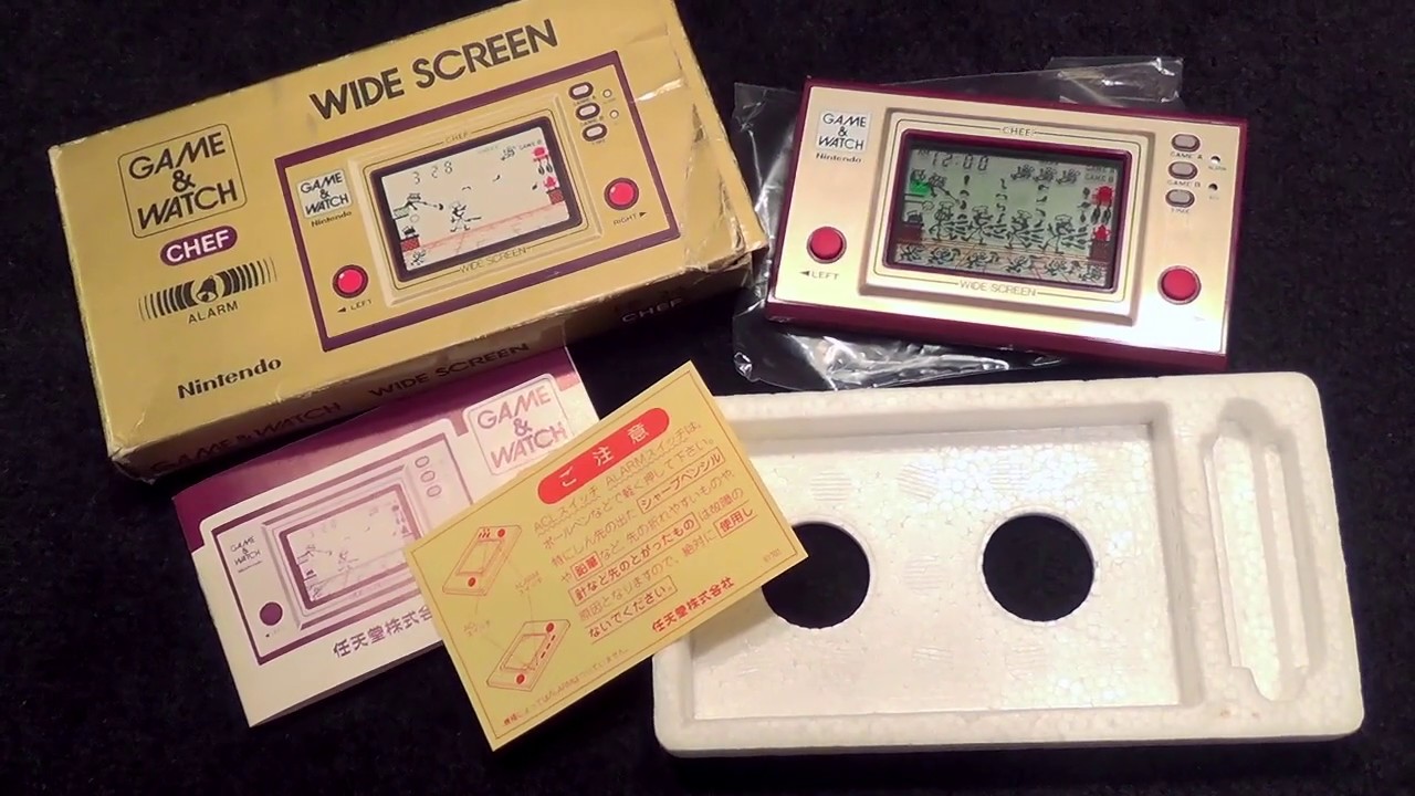 レトロ 液晶ゲーム】任天堂 シェフ CHEF ゲーム＆ウオッチ ゲーム