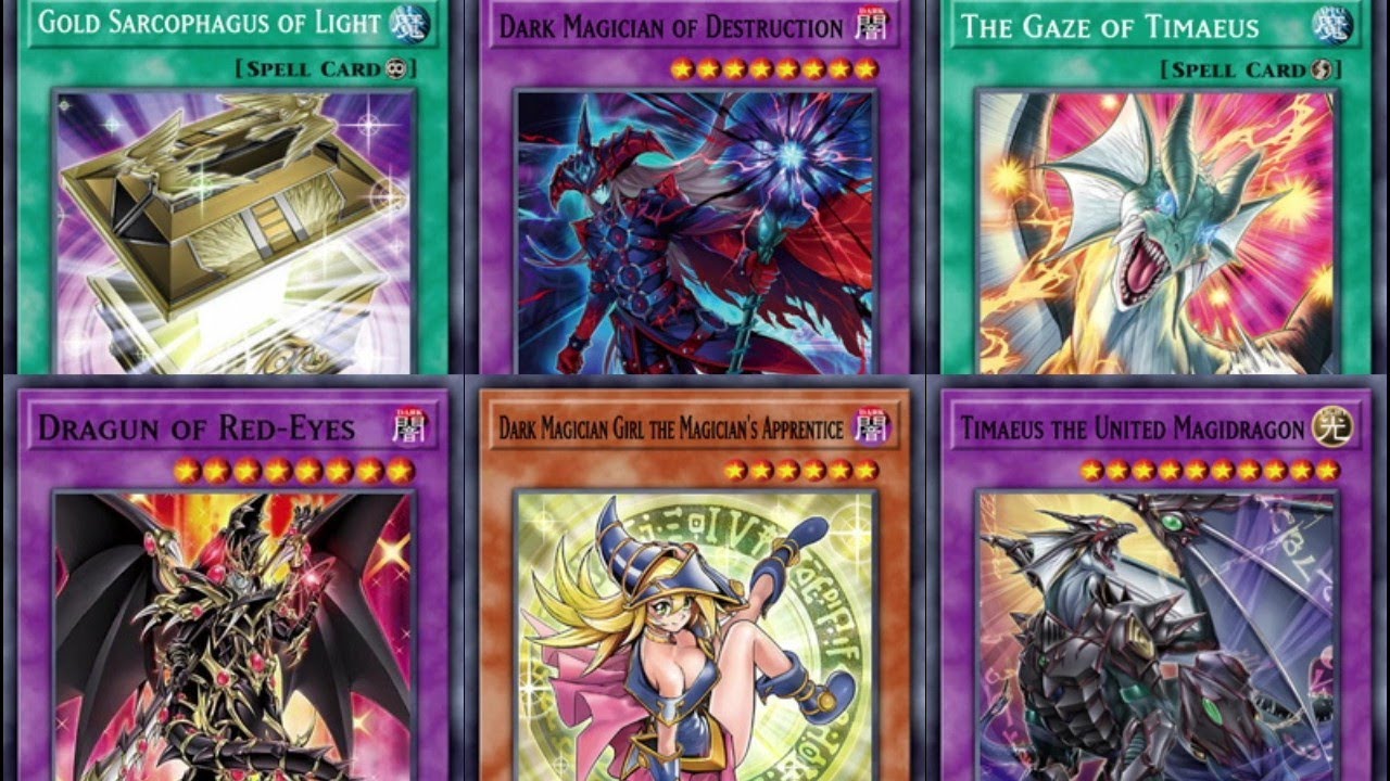 遊戯王ADS/YGOPRO】滅びの黒魔術師 & ティマイオスの眼光【光の黄金櫃