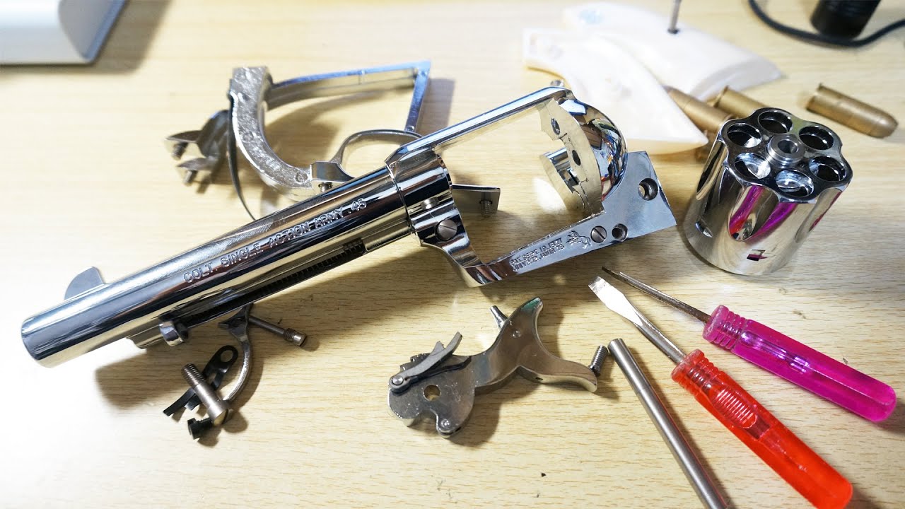 Model Gun Assembly] How to assemble the Hartford Colt SAA silver