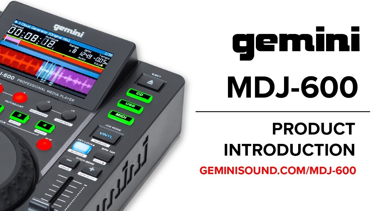 MDJ-600 | Gemini Sound - YouTube