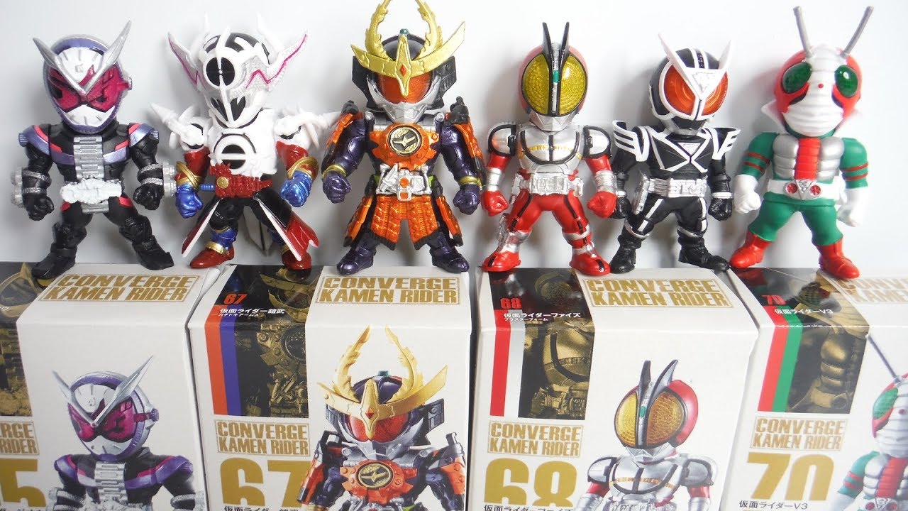 CONVERGE KAMEN RIDER12 全6種 開封 アソート確認 コンバージ 仮面
